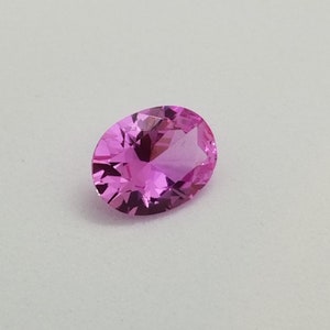 Rosa Saphir Lose Edelstein OVAL Cut Lab Schmuck Benutzerdefinierte Sapphire Verlobungsring