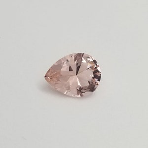 Morganite losse stenen Lab roze perzik synthetische peer gesneden 9 mm x 7 mm sieraden grote losse stenen aangepaste verlovingsring