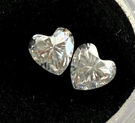 HARRO HEART Cut Moissanite Loose Gemstones Heart Moissanite Color