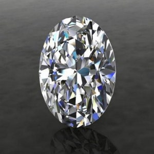 Oval Cut Moissanite Loose Gemstones Colorless VVS Large Sizes Custom Personalized Moissanite Engagement Rings Jewelry