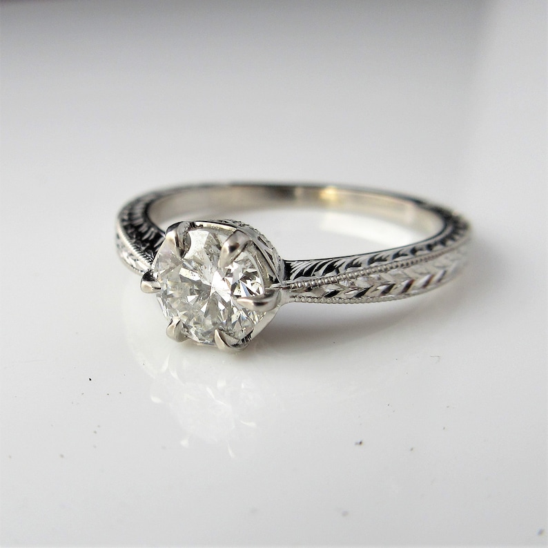Edwardian Engagement Ring Diamond Edwardian RING Custom Ring Etsy Canada