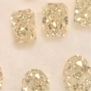 RADIANT YELLOW MOISSANITE Harro Moissanite Medium Canary Yellow Loose Gemstones Yellow Moissanite Radiant Crushed Ice