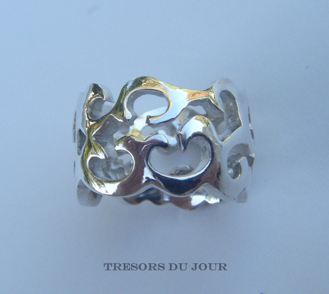 Unique Wedding Rings Non Traditional Wedding Rings Silver Ring Etsy