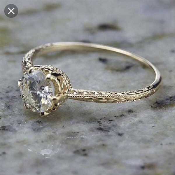 Edwardian Engagement Ring *** Custom Ring Kelly ***  Deposit Payment Diamond Edwardian RING custom ring Vintage Ring Diamond Engagement Ring