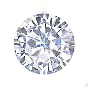 FOREVER ONE ROUND Brilliant Cut Round Moissanite Loose Gemstones Colorless E-F 2 carat 3 carat Large Engagement Rings Loose Stones Unset