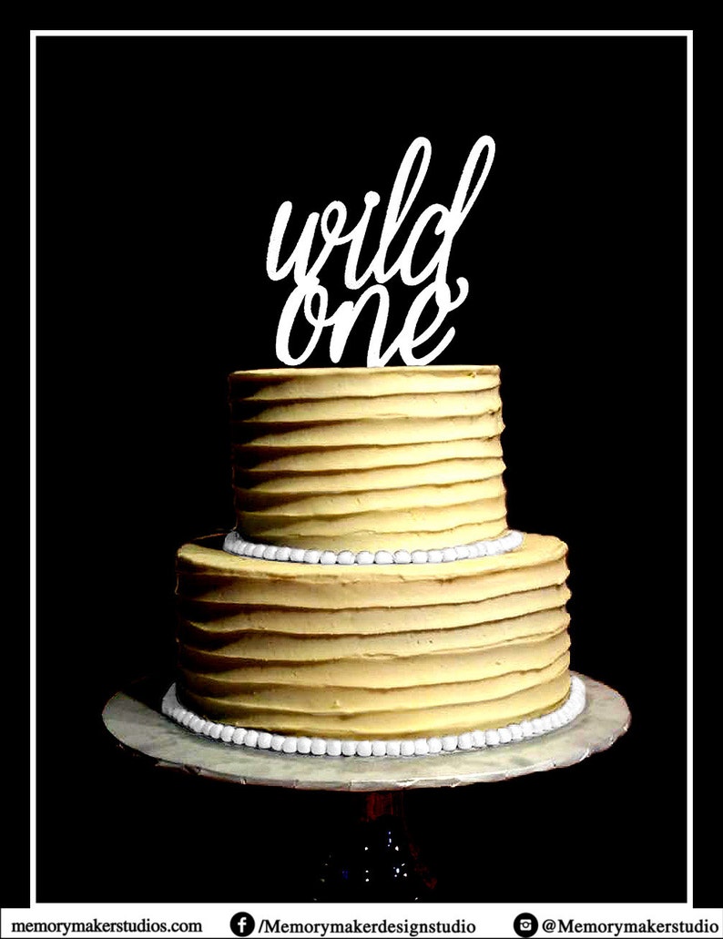 Wild One Cake Topper Birthday Cake Topper First Birthday ...