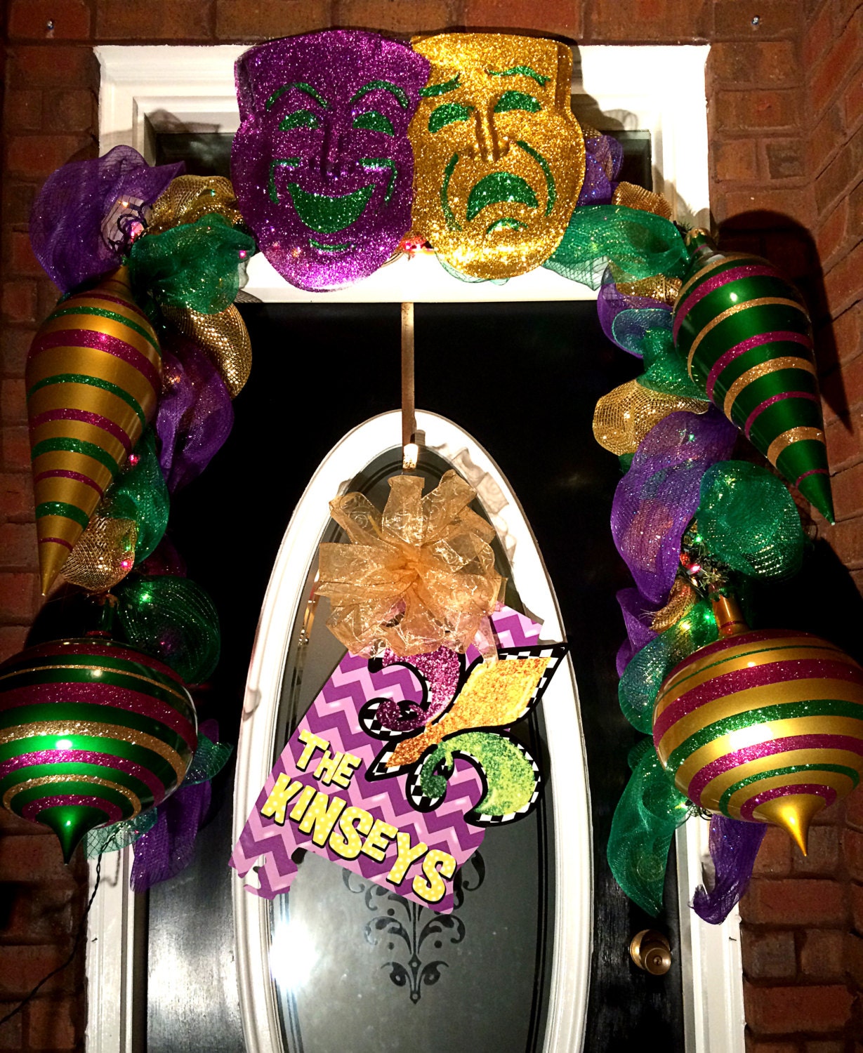 mardi gras door decoration nearby