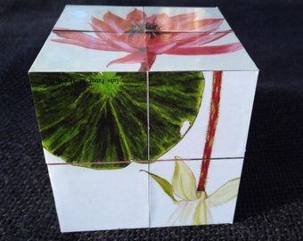 Botanical Cube Puzzle