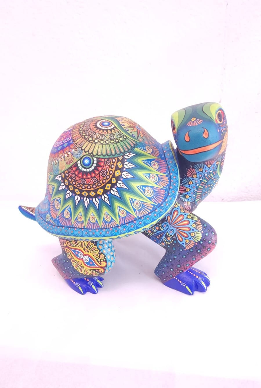 Oaxacan Carving Northern Lights Oso Artist - Eleazar Morales