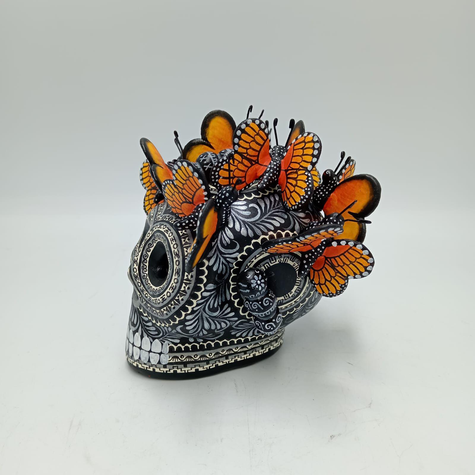 Day of the Dead Ceramics Skull by Alfonso Castillo PP7692 - Etsy