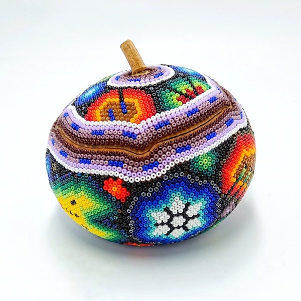 Stunning Huichol Hand Beaded Jeweler By Honorio Villa Lopez PP6870