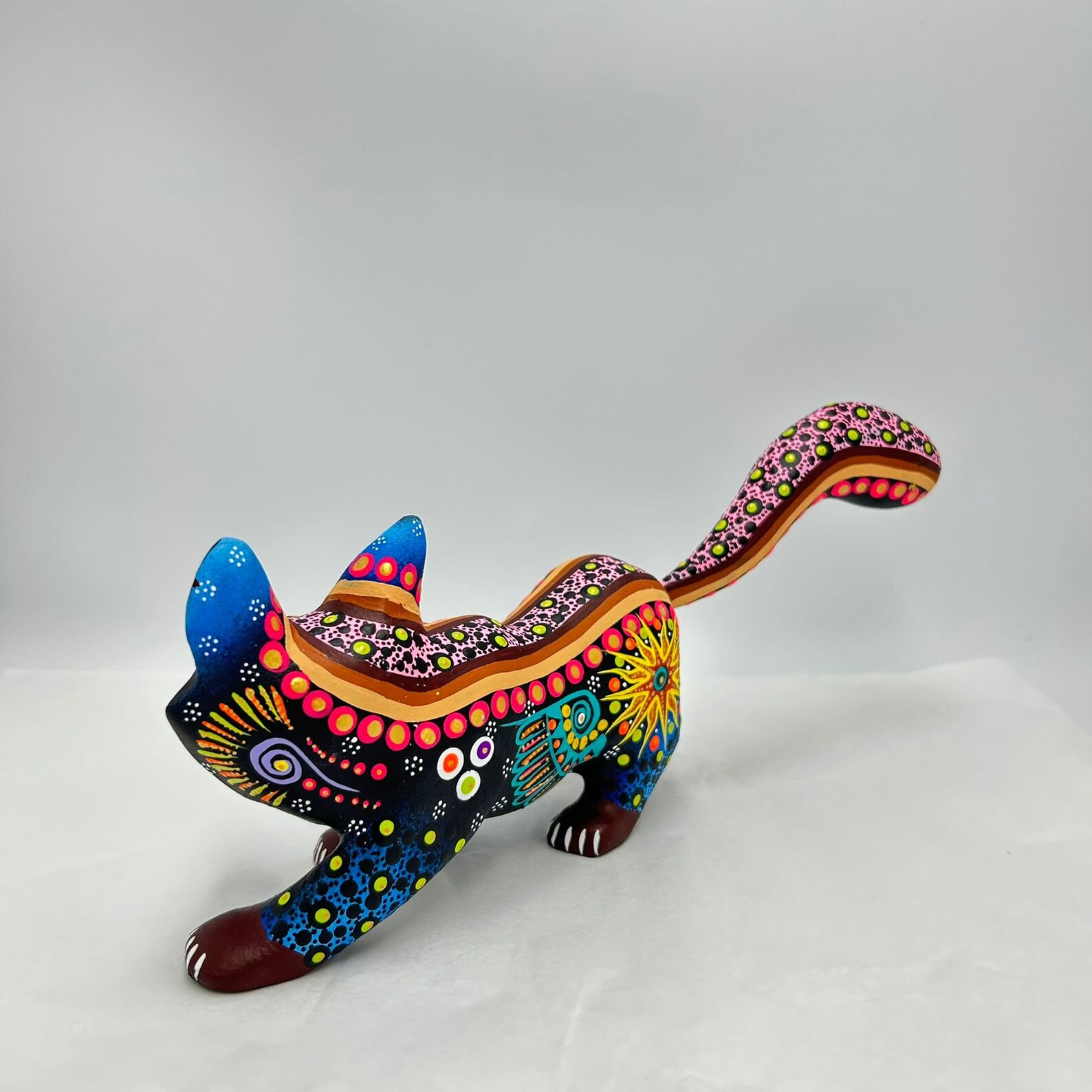 Oaxacan Wood Carving Hand Made Fox by Estudio 2403 PP7178 - Etsy