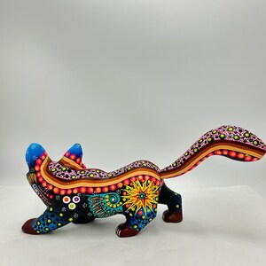 Oaxacan Wood Carving Hand Made Fox by Estudio 2403 PP7178 - Etsy