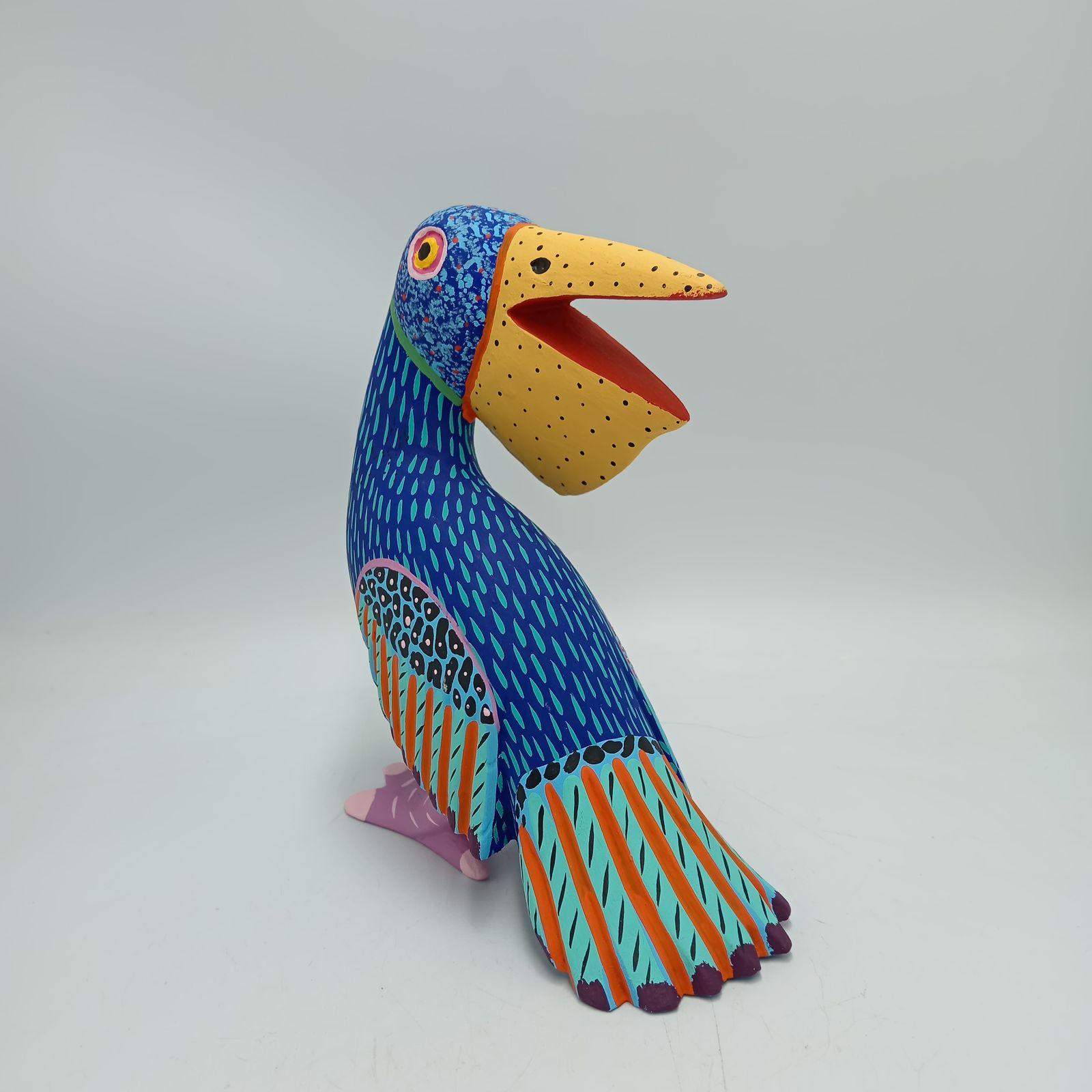 Wood Carving Hand Made Pelican by Armando Jimenez PP8310 - Etsy Israel