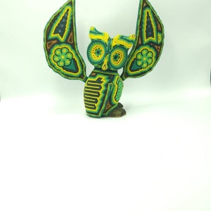 Huichol Beaded Owl main image 0