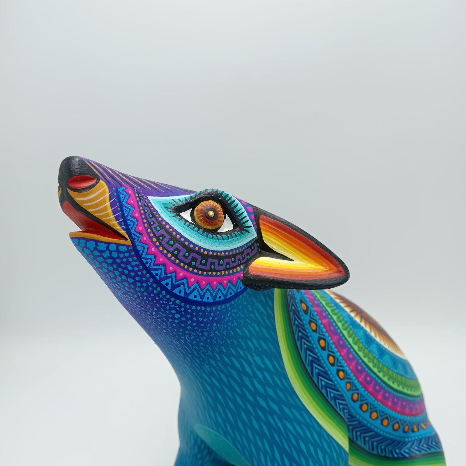Mexican Oaxacan Wood Carving Beaver by Julia Fuentes PP8105 - Etsy