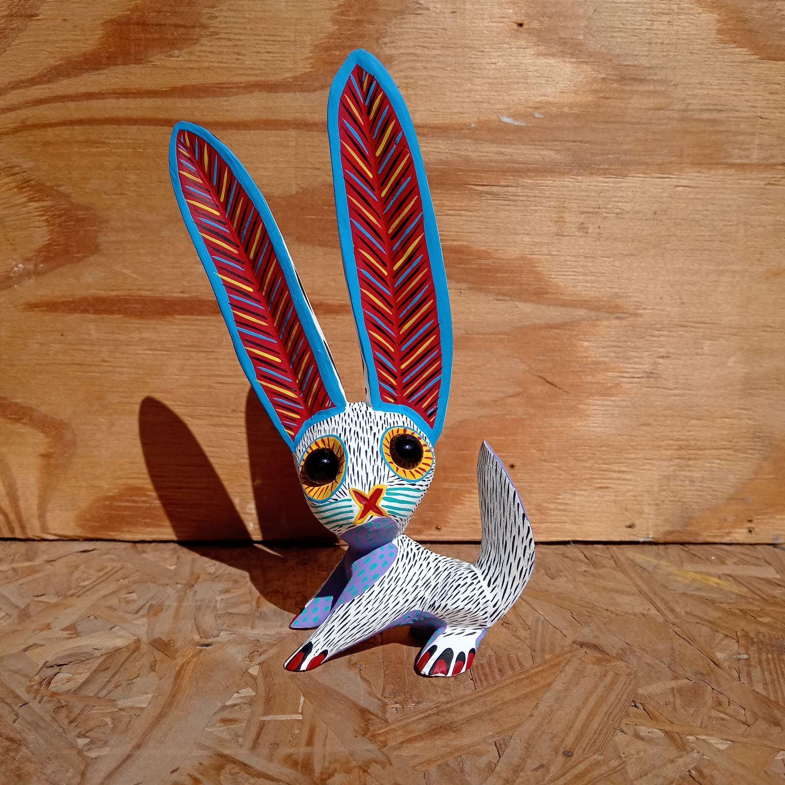 Oaxacan Wood Carving Rabbit by Arsenio Morales PP8229 - Etsy