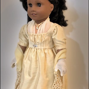 Regency Era Outfit PDF pattern designed to fit 18 dolls image 2