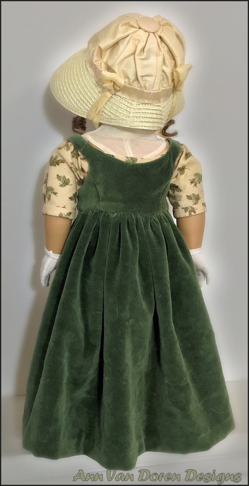 Regency Era Outfit PDF pattern designed to fit 18 dolls image 5