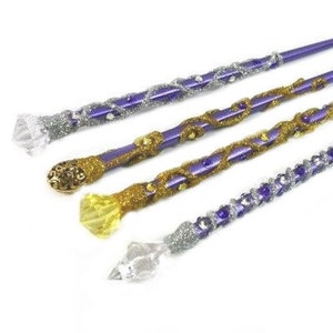 Metallic Paarse Toverstaf Toverstaf Toverstaf Fairy Wand Witches Wand Steampunk Wand Cosplay Party Wand