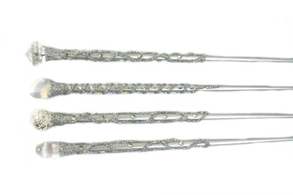 Silver Fairy Godmother Wand Magic Wand Wizard Wand Fairy Wand