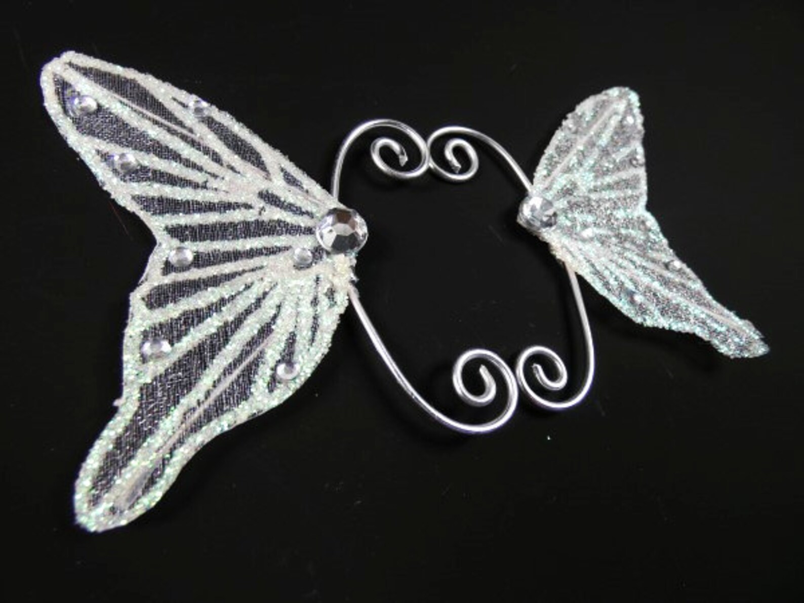 White Fairy Earwings Ear Wings Earcuffs Fairy Wings Butterfly Wings ...