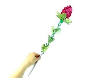 23.25 pulgadas flor hada varita hada hada hada madrina varita flor cetroría mágica varita mágica varita wand varita de las brujas Wand Fiesta de la varita de la madre de dios regalo
