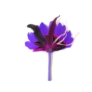 Purple Pink Amethyst Smudge Fan, Feather Wand Fan, Smudging Sage Kit Shaman, Smudge Stick, Pagan, Smudge Kit, Altar Tools Besom Wiccan Druid