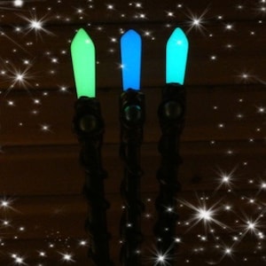 Glow In The Dark Wands 11 Inches Glowing Magic Wand Glowing Wand Fairy Wand Witches Wand Wizard Wand Magical Wand Cosplay Wand Party Wand