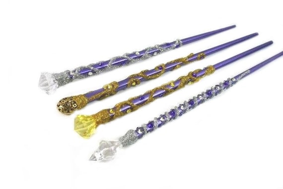 Metallic Purple Wand Magic Wand Wizard Wand Fairy Wand Witches