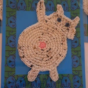 50% off Sale! IYKYK It's a cat butt coaster!! In honor of Pooter!