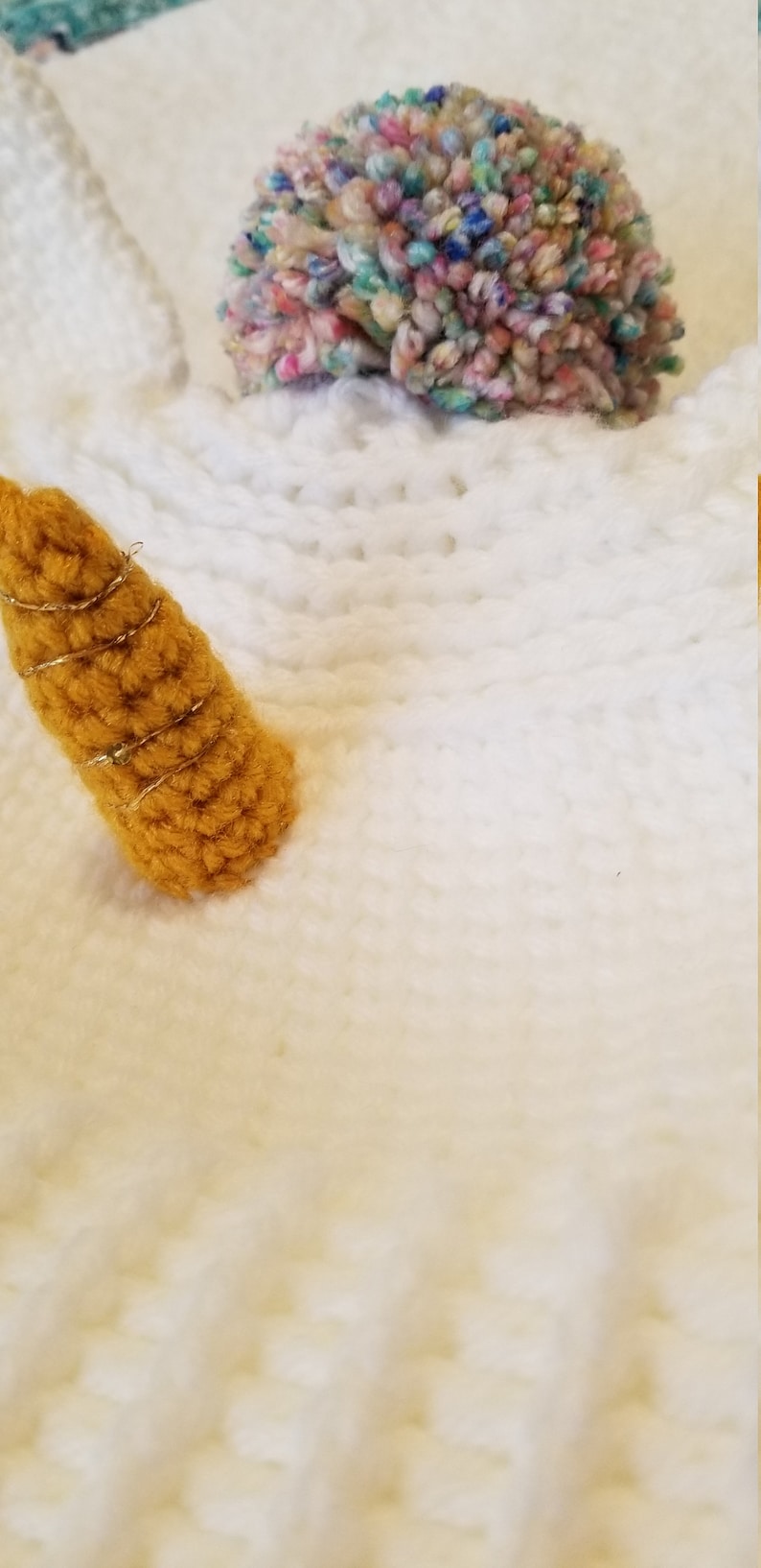 Crocheted Unicorn Hat