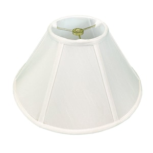 Royal Designs, Inc. Coolie Empire Lamp Shade, White, 5&quot; x 13&quot; x 8&quot;