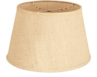 Royal Designs, Inc. Empire Hardback Lamp Shade, Linen Cream