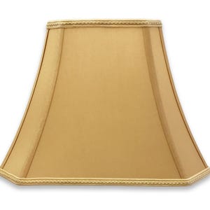 Royal Designs, Inc. Rectangle Cut Corner Bell Designer Lamp Shade, Multiple Sizes and Colors