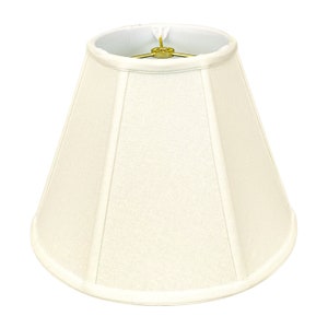 Royal Designs, Inc. Deep Empire Lamp Shade, Linen Eggshell
