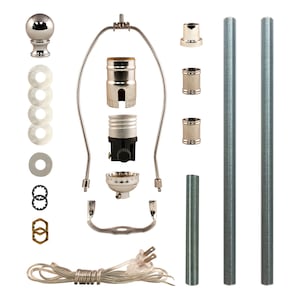 Royal Designs, Inc. DIY Lamp Making Kit - Polished Nickel