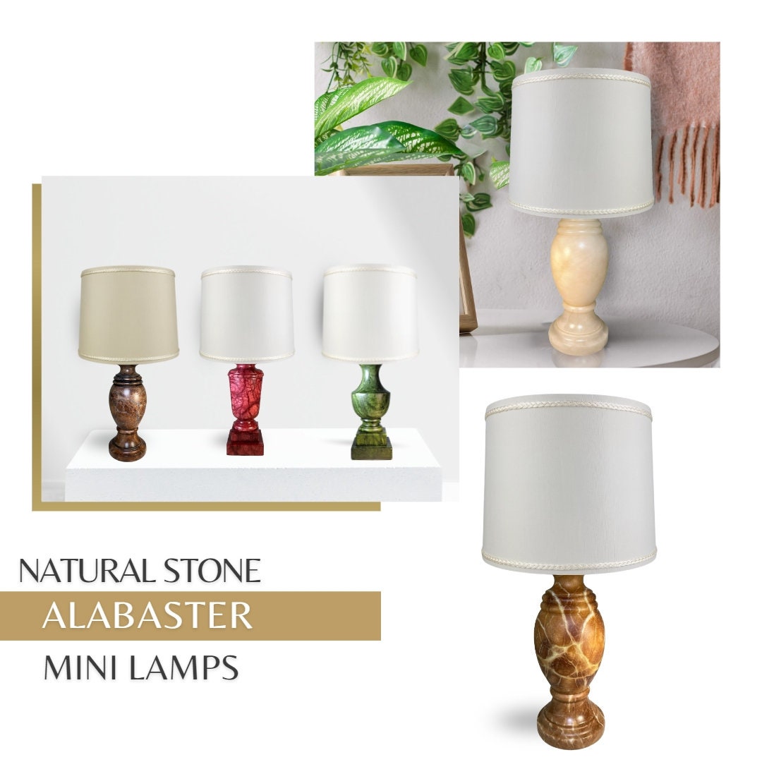 Jade Stone Desk Lamp 
