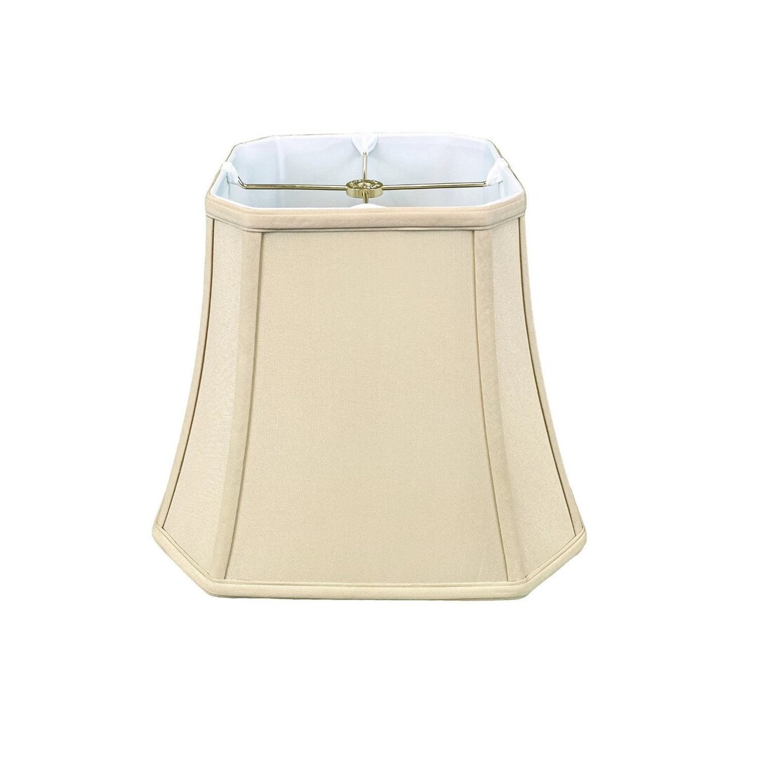 Royal Designs, INC Fancy Square Bell Abat-jour Noir – 6 X 14 X 11.5