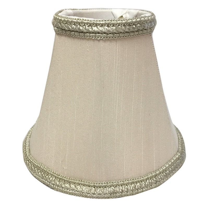 Royal Designs, Inc. Beige Empire Chandelier Lamp Shade, 2.5 x 5 x 4.5, Clip On Single