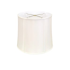 Royal Designs, Inc. Drum Lamp Shade, White