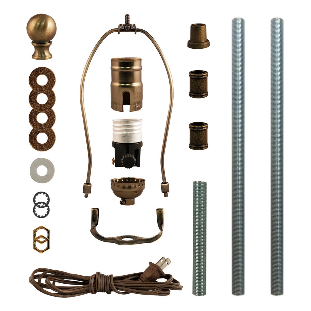 Royal Designs, Inc. DIY Lamp Making Kit - Antique Brass - Etsy