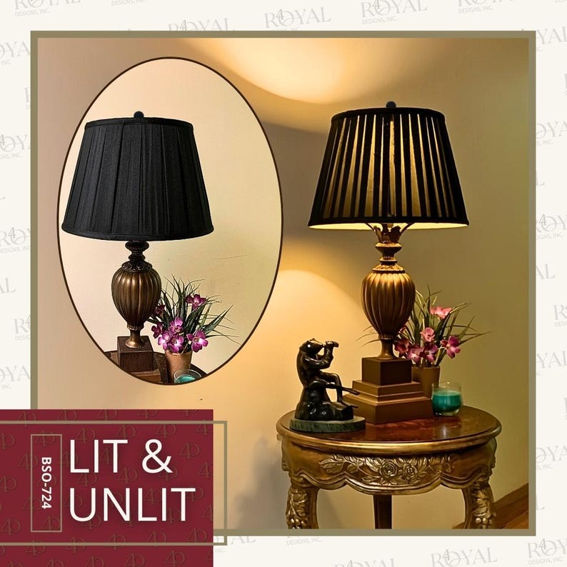 Royal Designs Empire English Pleat Lamp Shade - Thumbnail 5