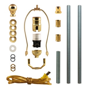 Royal Designs, Inc. DIY Lamp Making Kit - Polished Brass