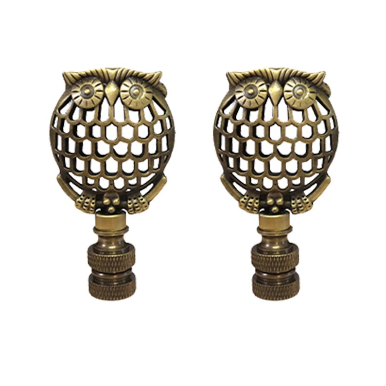 Royal Designs, Inc. Decorative Owl Lamp Finial - Thumbnail 5