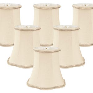Royal Designs, Inc. Basic Scallop Bell Chandelier Shade, 3 x 5 x 4.5, Multiple Colors