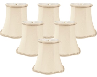 Royal Designs, Inc. Basic Scallop Bell Chandelier Shade, 3 x 5 x 4.5, Multiple Colors