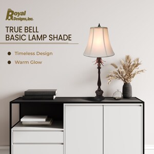 Regal Series True Bell Basic Lamp Shade Silk Shantung Fabric image 9