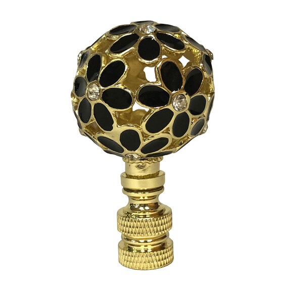 Lamp Finials Decorative Royal Designs, Inc. Decorative Playful Cat Lamp Finial Antique Brass Set Of 2 Cat Lamps