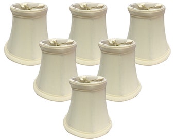 Royal Designs, Inc. True Bell Chandelier Lamp Shade, Eggshell